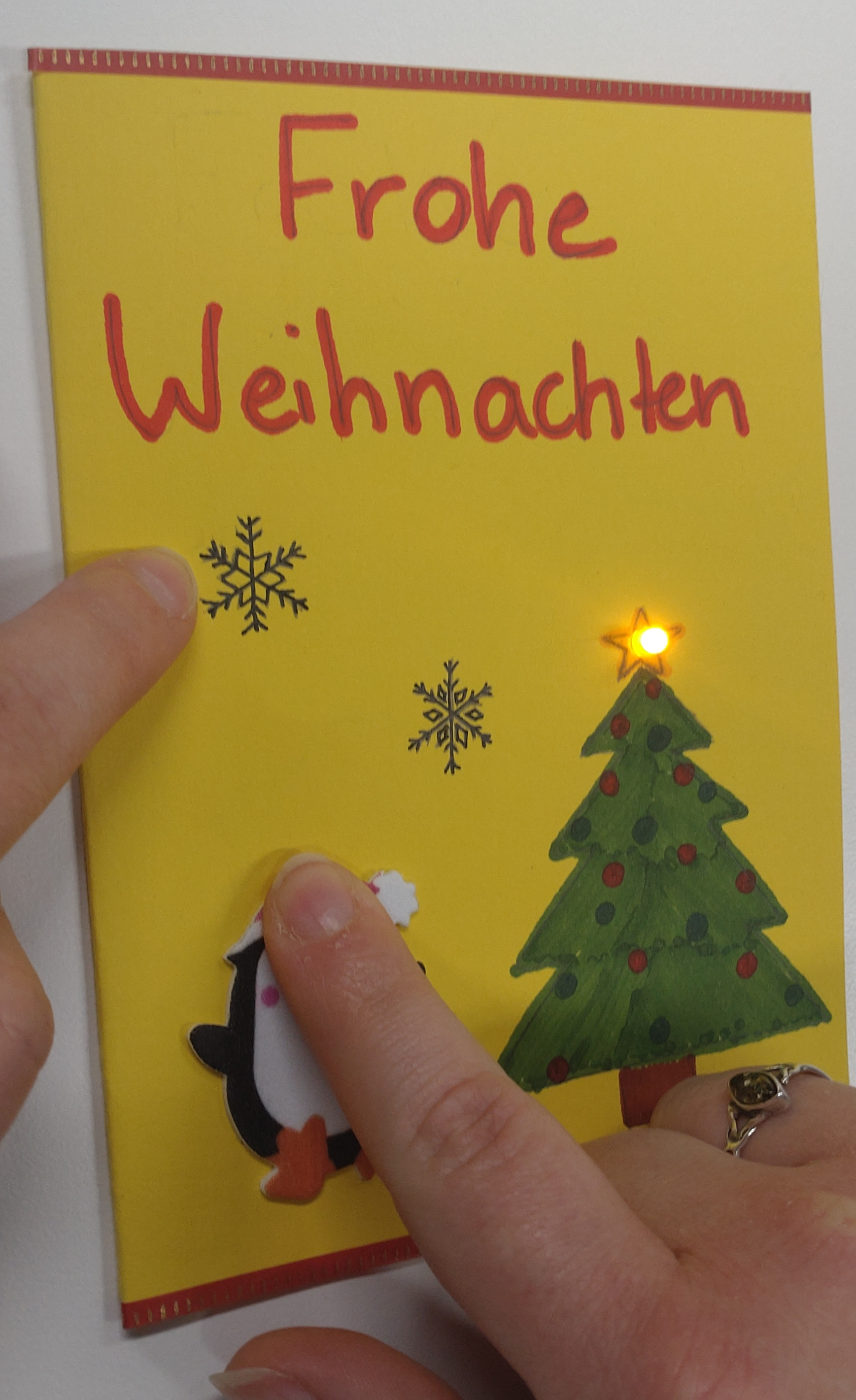 Weitere Grußkarte mit LED